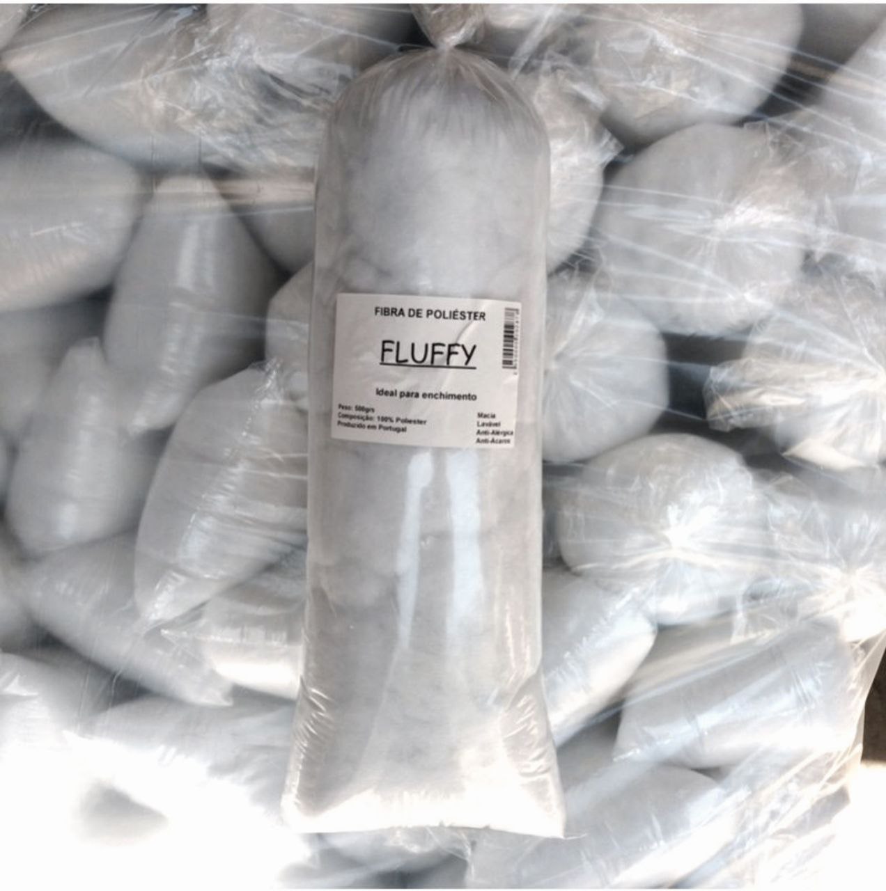 saco de fibra poliéster fluffy