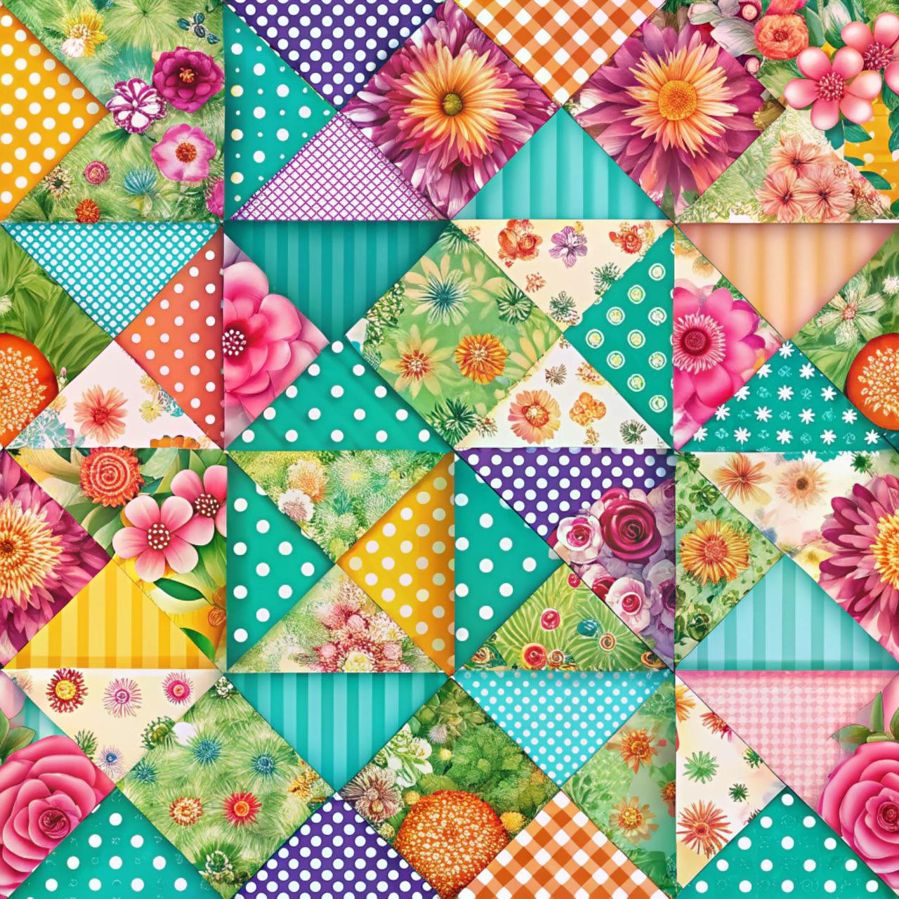 jardim colorido: padrão 1 (cópia)