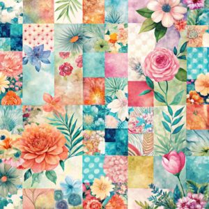 jardim colorido: padrão 1 (cópia)