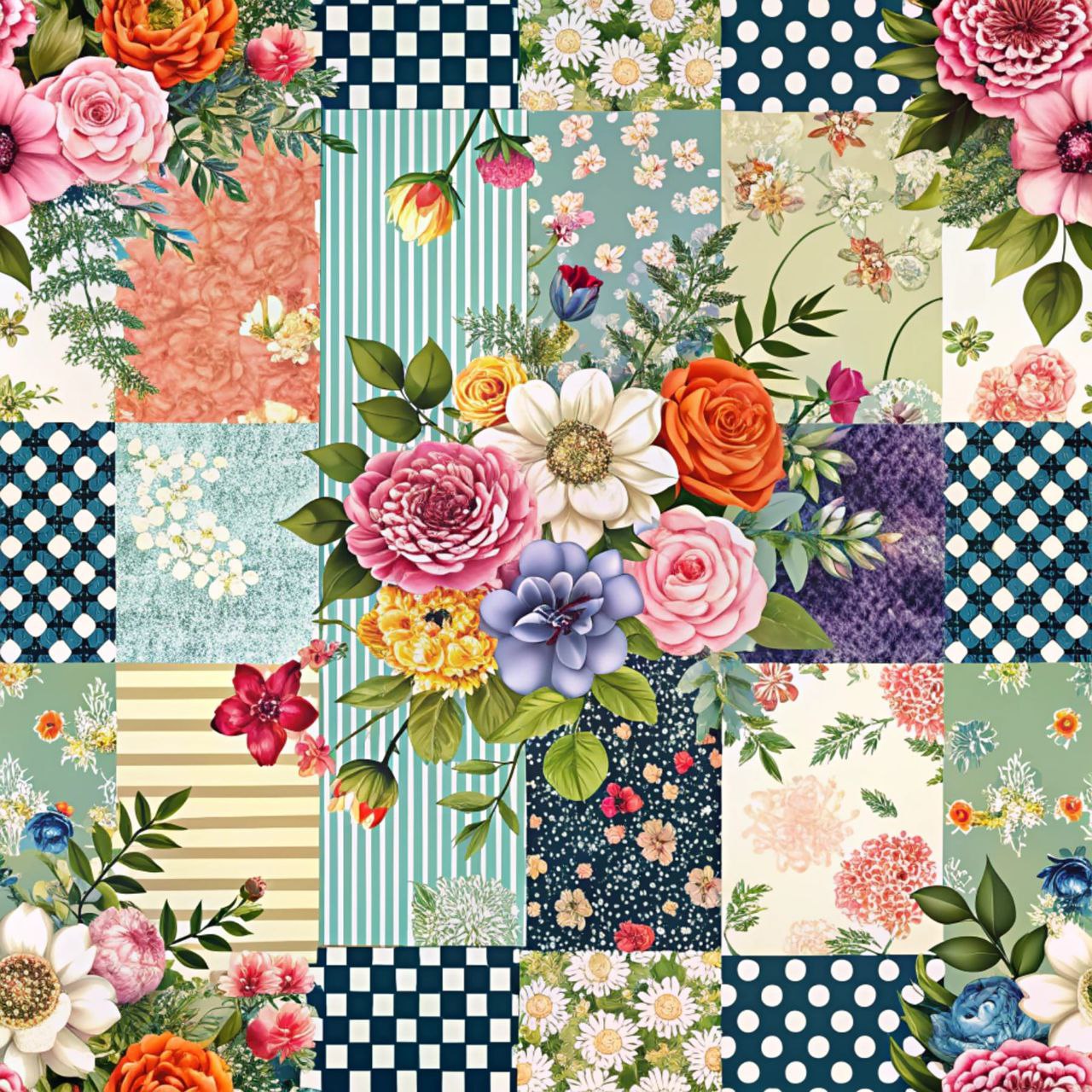 jardim colorido: padrão 1 (cópia)