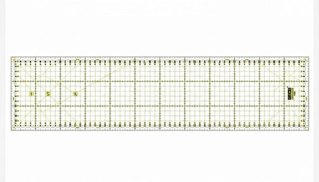 régua de costura patchwork (15x60cm)