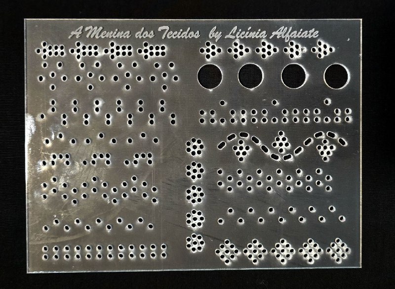 régua exclusiva: menina dos tecidos & glicínias