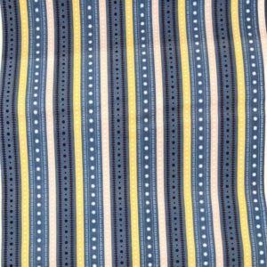 tecido básico: riscas azul/preto
