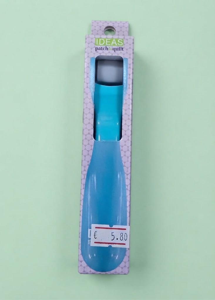 rolo de pregas de costura azul